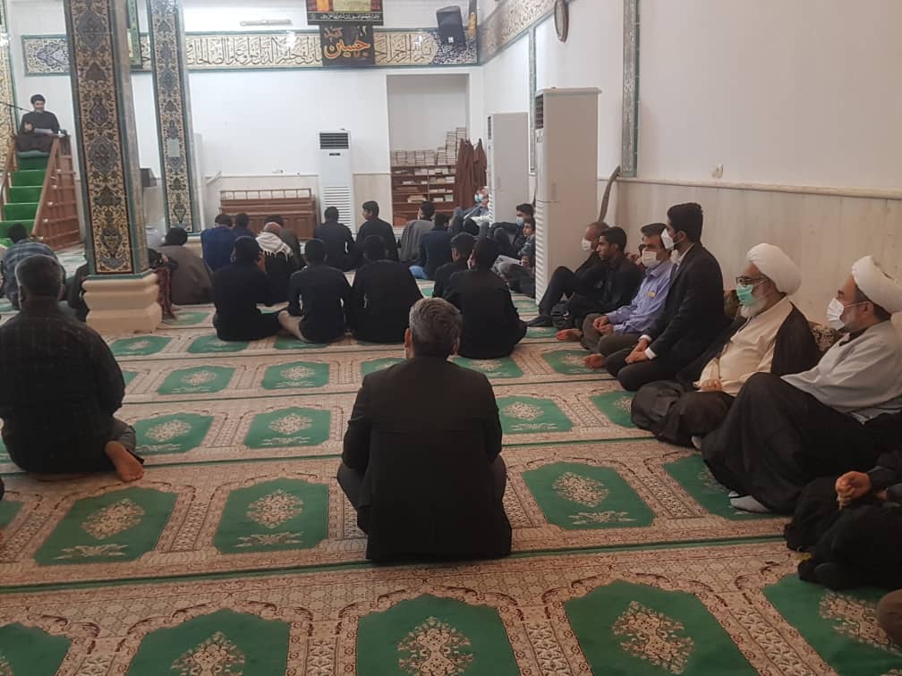 حضور آیت‌الله محامی در مراسم عزاداری شب اربعین حسینی در زابل