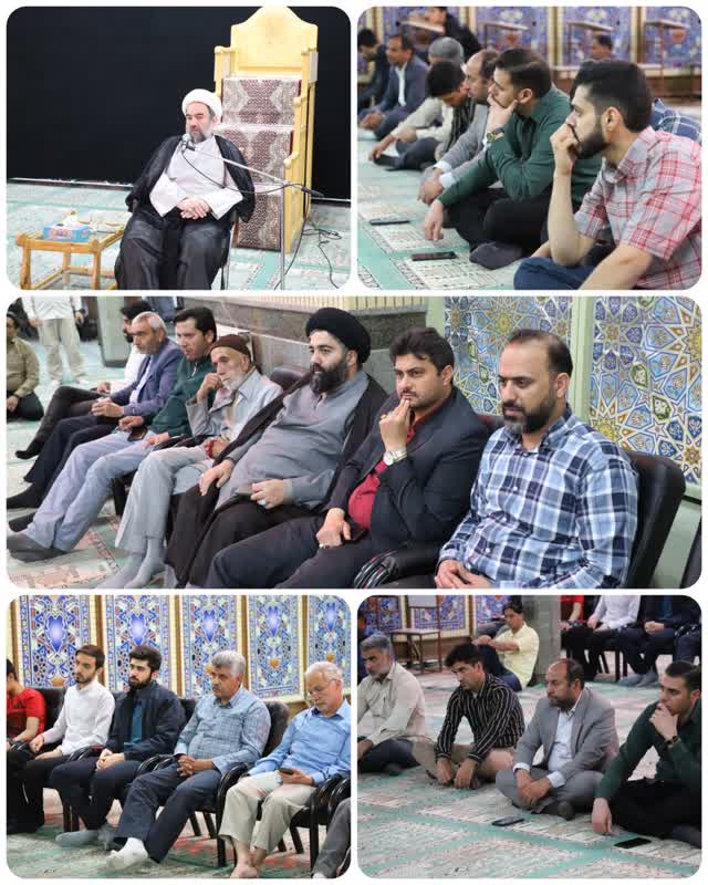 حضور و سخنرانی در مسجد حضرت علی ابن ابیطالب(ع) شهر زاهدان