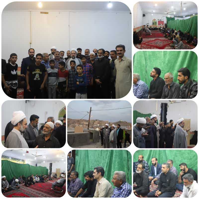 بازدید آیت‌الله محامی از مسجد حضرت فاطمه الزهرا(س) محله پنج تن آل عبا(ع) شهر زاهدان