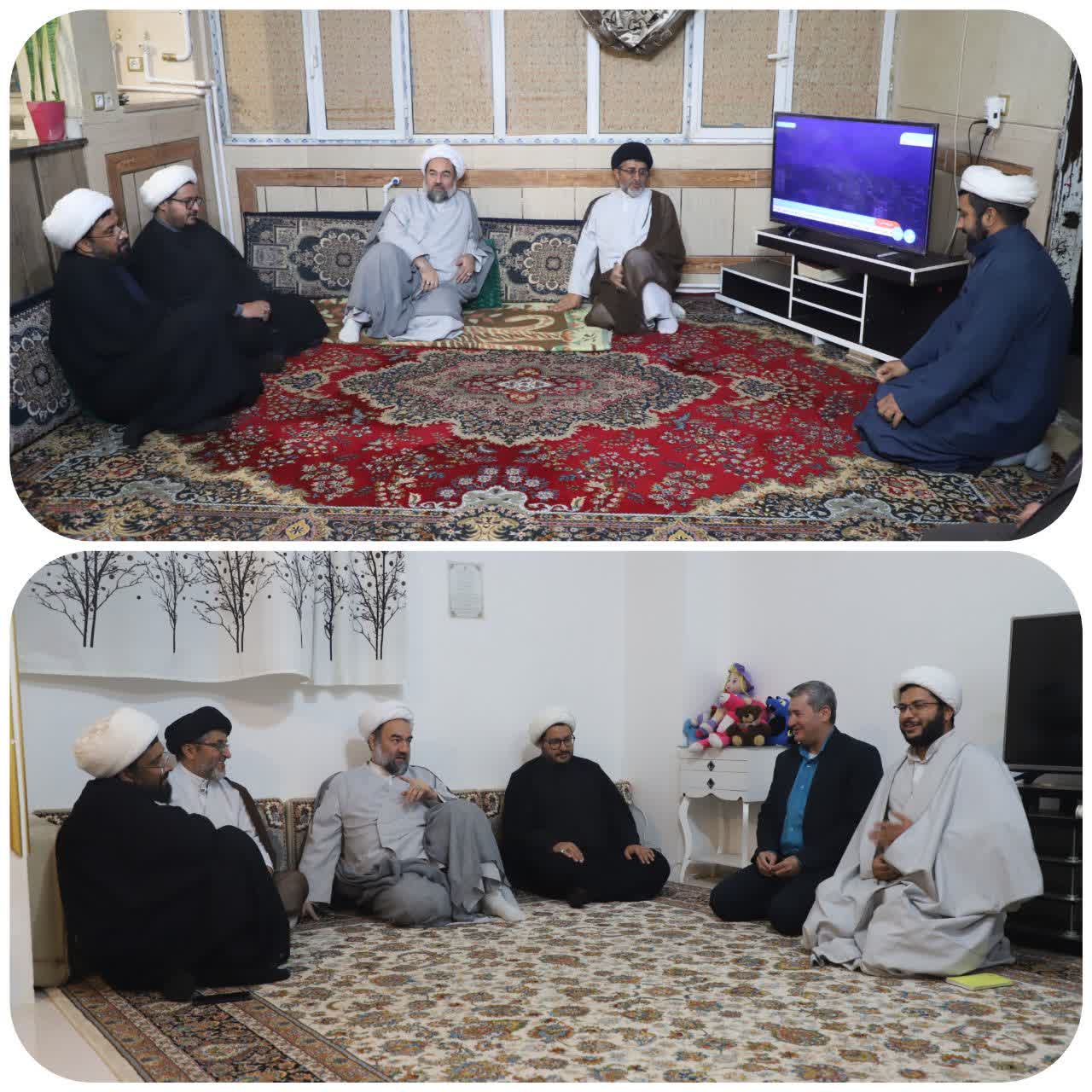 نماینده ولی فقیه در سیستان و بلوچستان با هدف تکریم در منازل دو تن از روحانیون سطح شهر زاهدان حضور یافت