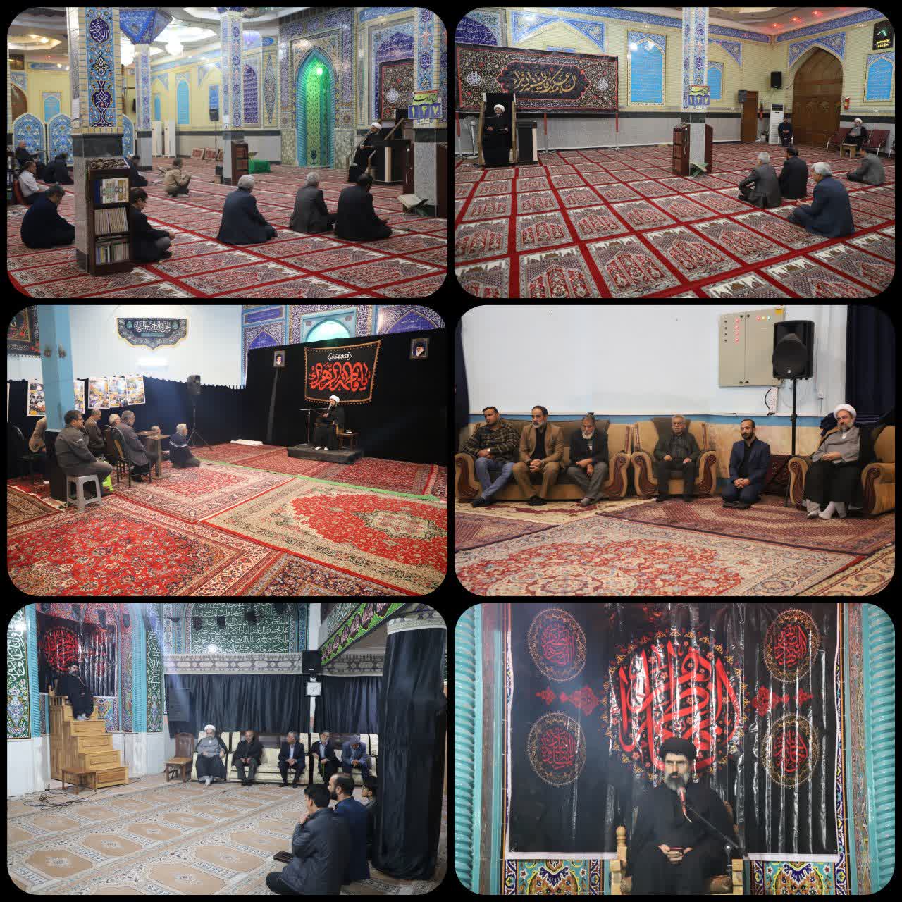 حضور نماینده ولی‌فقیه در سیستان و بلوچستان در مراسمات عزاداری ایام فاطمیه(س)