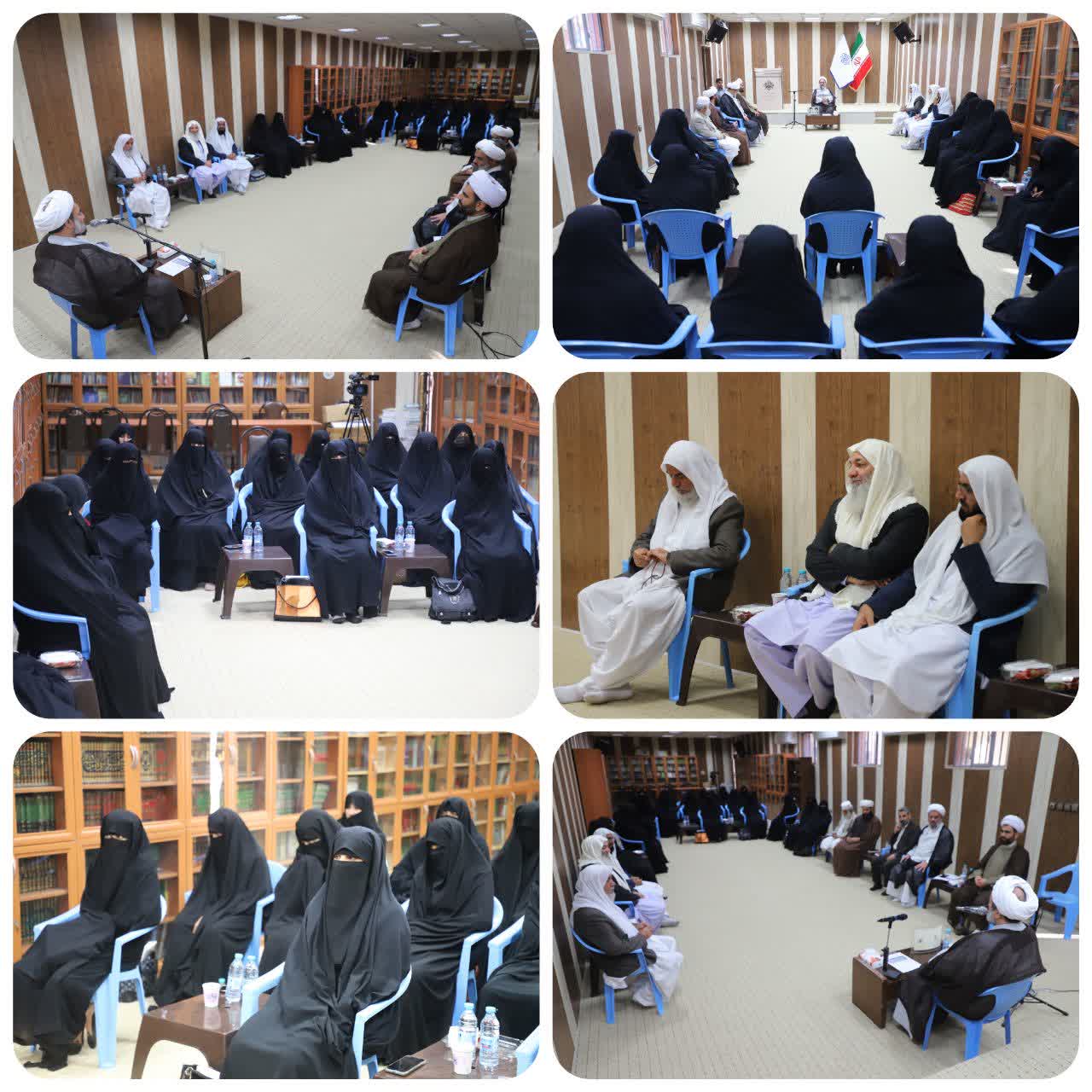دیدار نماینده مقام معظم رهبری در سیستان و بلوچستان با دانش‌پژوهان موسسه علوم اسلامی خاتم‌النبیین(ص) واحد ایرانشهر