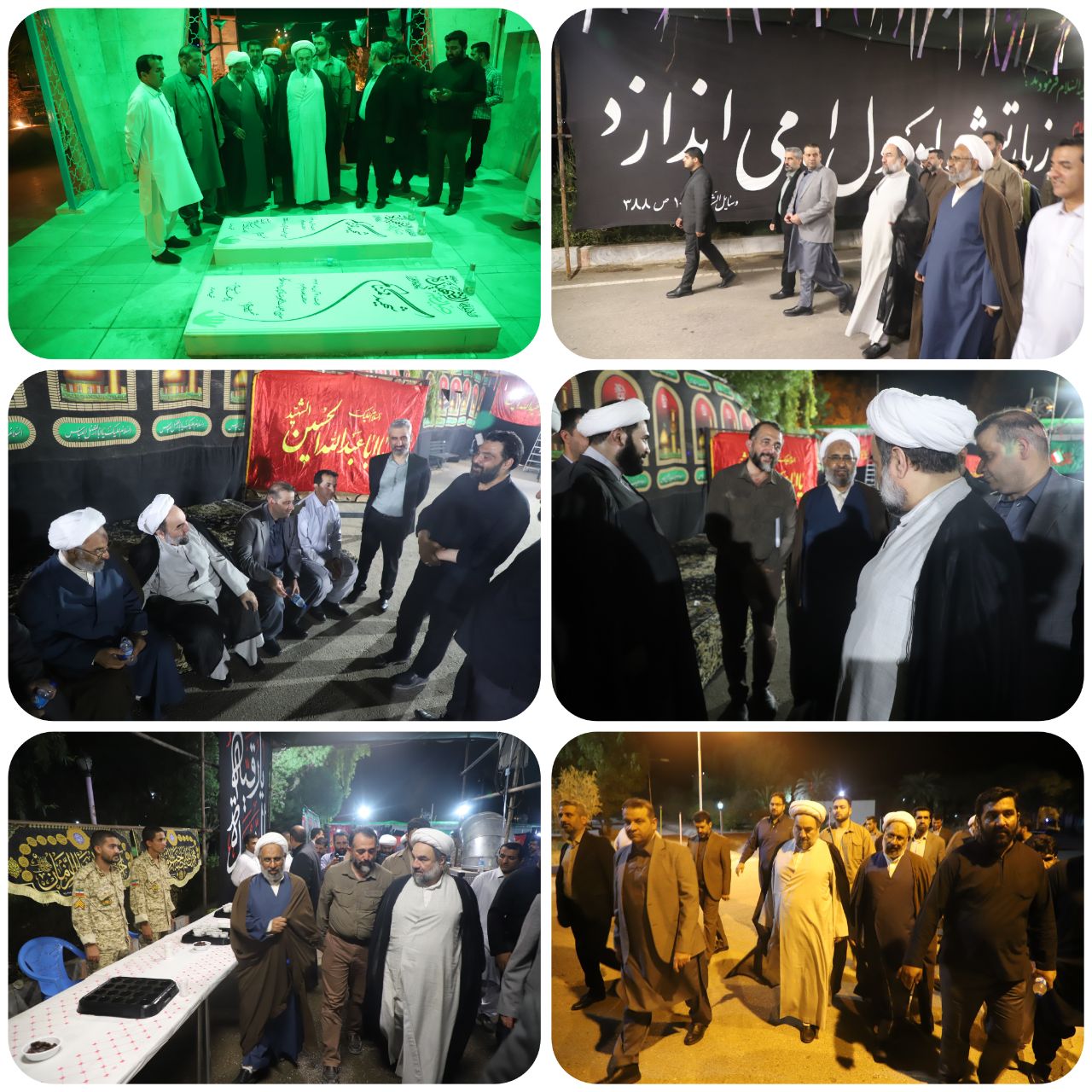 بازدید میدانی آیت‌الله محامی از زیرساخت‌های فراهم شده جهت ارائه خدمات به زوار پاکستانی در شهرستان ایرانشهر