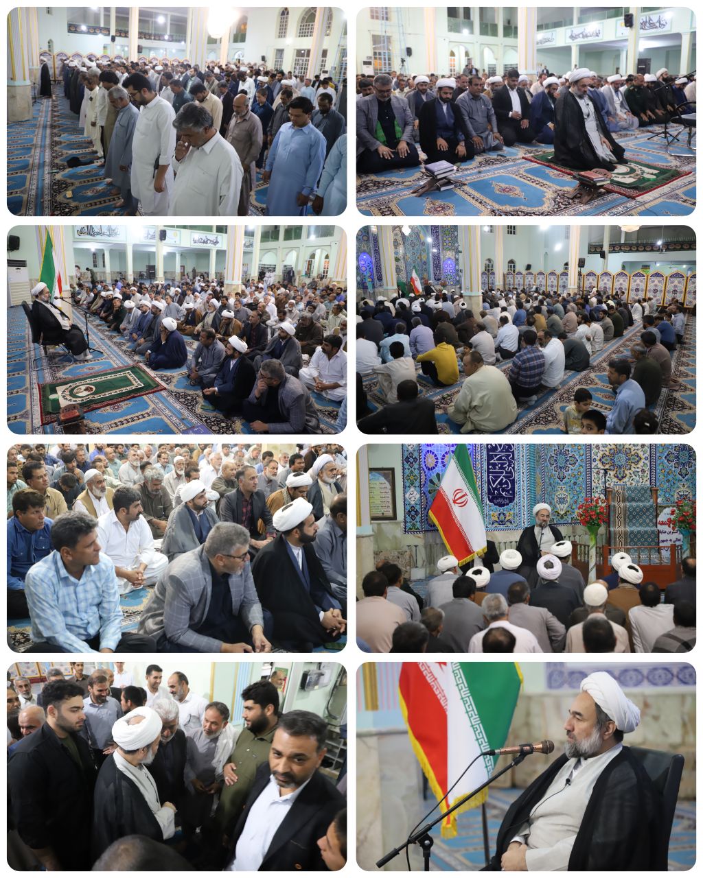 سخنرانی نماینده مقام معظم رهبری در سیستان و بلوچستان در جمع نمازگزاران مسجد علی ابن ابیطالب(ع) شهرستان سراوان