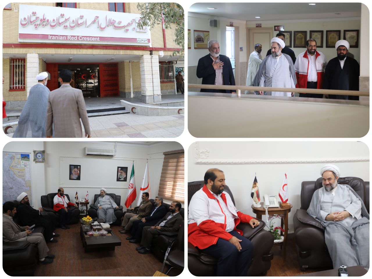 با حضور نماینده ولی‌فقیه در سیستان و بلوچستان در جمعیت هلال احمر استان صورت گرفت