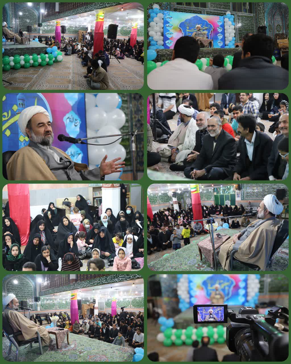 جشن نیمه شعبان با سخنرانی آیت‌الله محامی در مسجد بقیةالله‌الاعظم(عج) زاهدان‌ برگزار شد