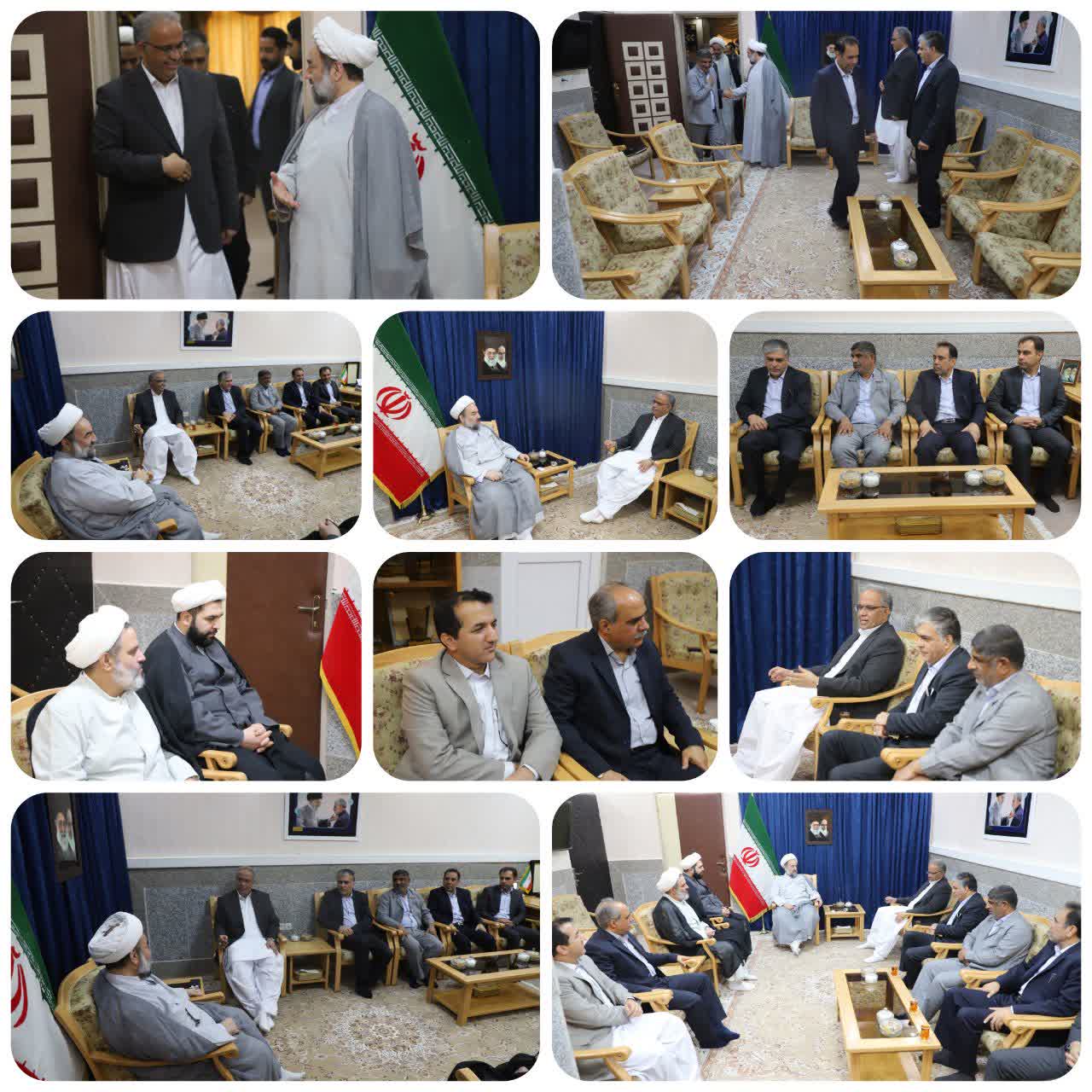 نماینده ولی‌فقیه در سیستان و بلوچستان در دیدار عیدانه با استاندار تأکید کرد: بخشی از ظرفیت‌های استان به‌دلیل موانع خودساخته و خودتحریمی‌ها مغفول مانده است/ دست‌هایی در کار است تا استان را عقب نگه دارند و خود بهره‌مند شوند/ باید قالب‌ها و ساختارهای محدودکننده را شکست و با ریسک‌پذیری از ظرفیت‌ها استفاده کرد/ لزوم پیگیری اصلاح قوانین نامتناسب با شرایط استان/