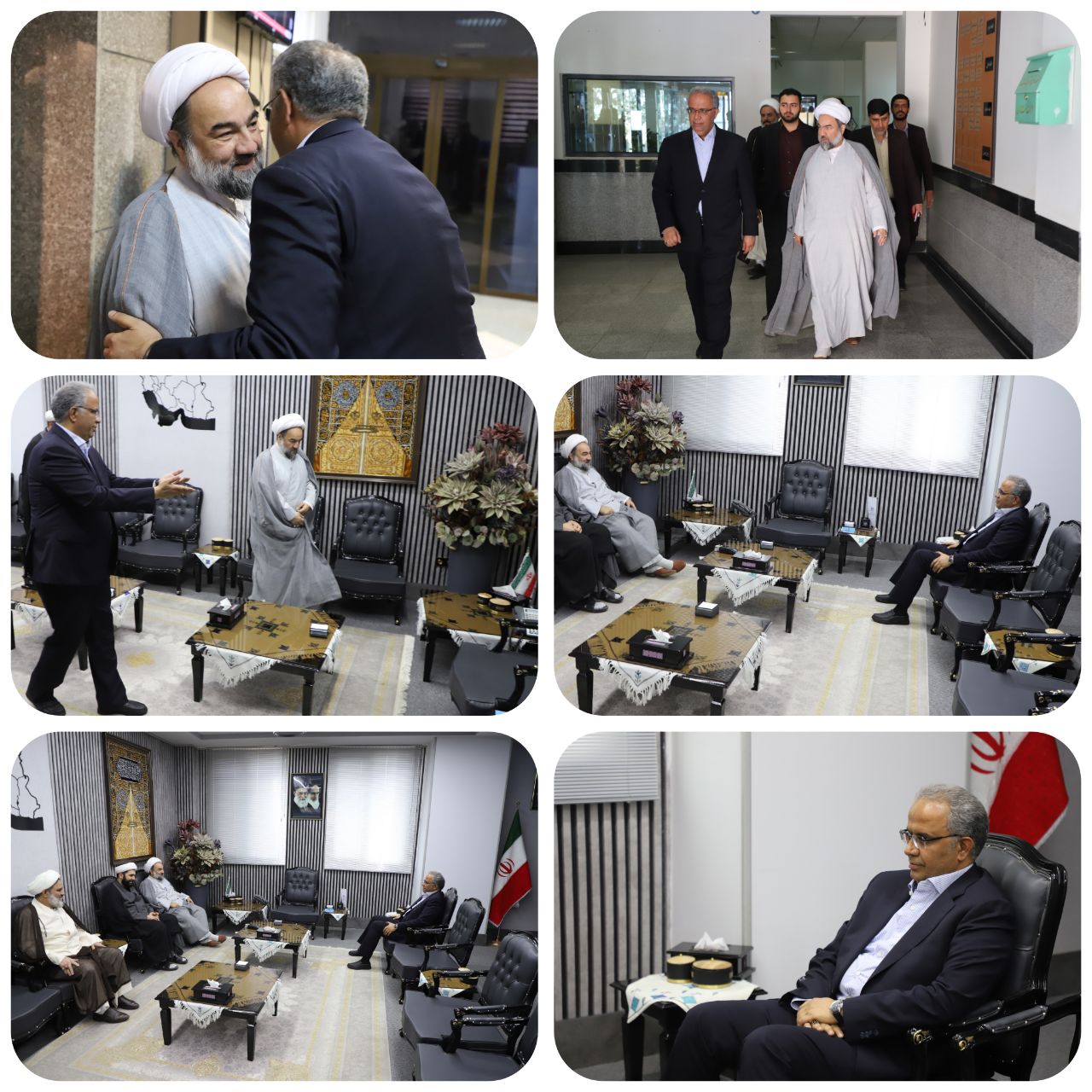 ️حضور نماینده ولی‌فقیه در سیستان و بلوچستان در دفتر استاندار و تبریک هفته دولت