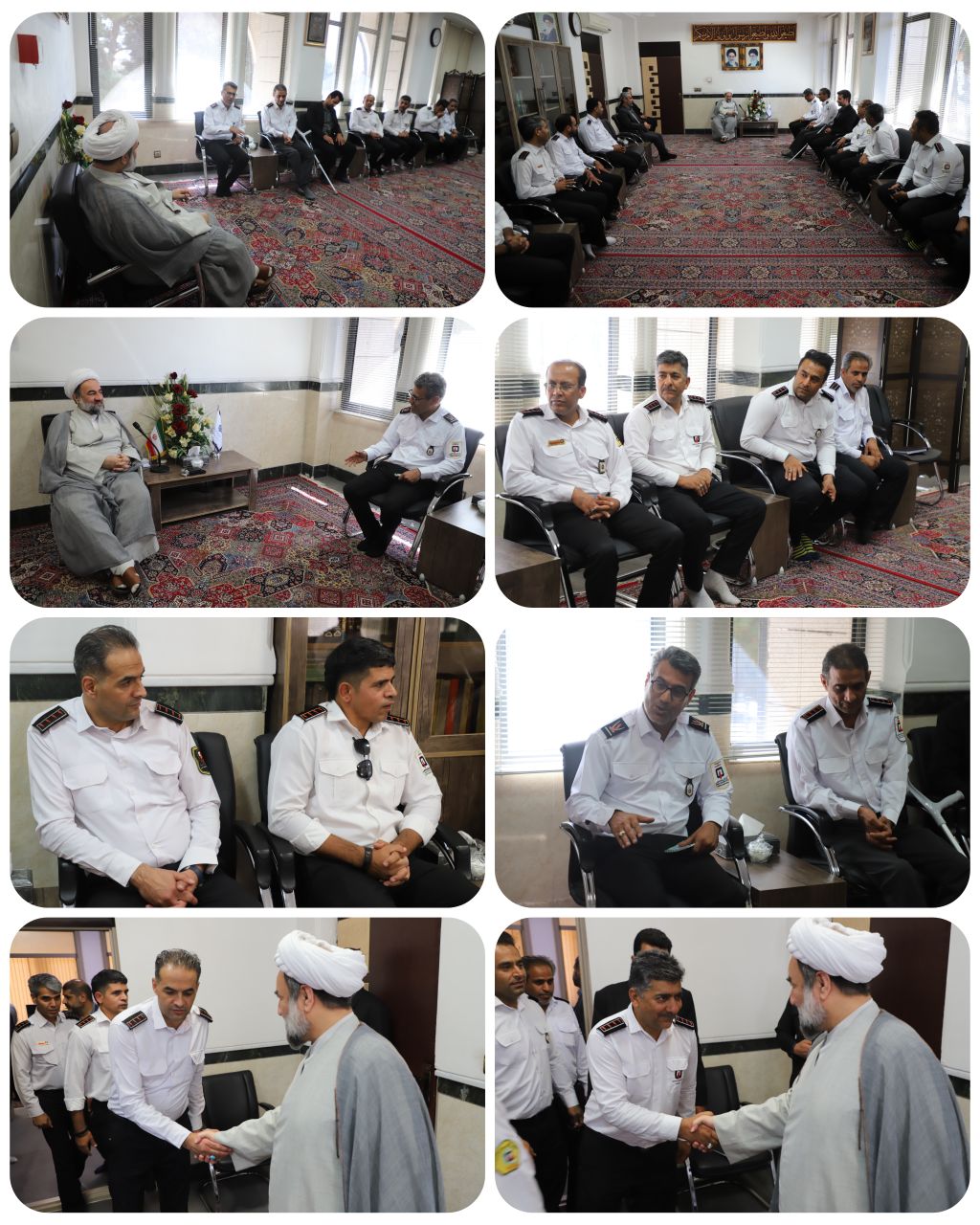 به مناسبت روز آتش‌نشان صورت پذیرفت:

️دیدار جمعی از آتش نشانان با نماینده ولی‌فقیه در سیستان و بلوچستان