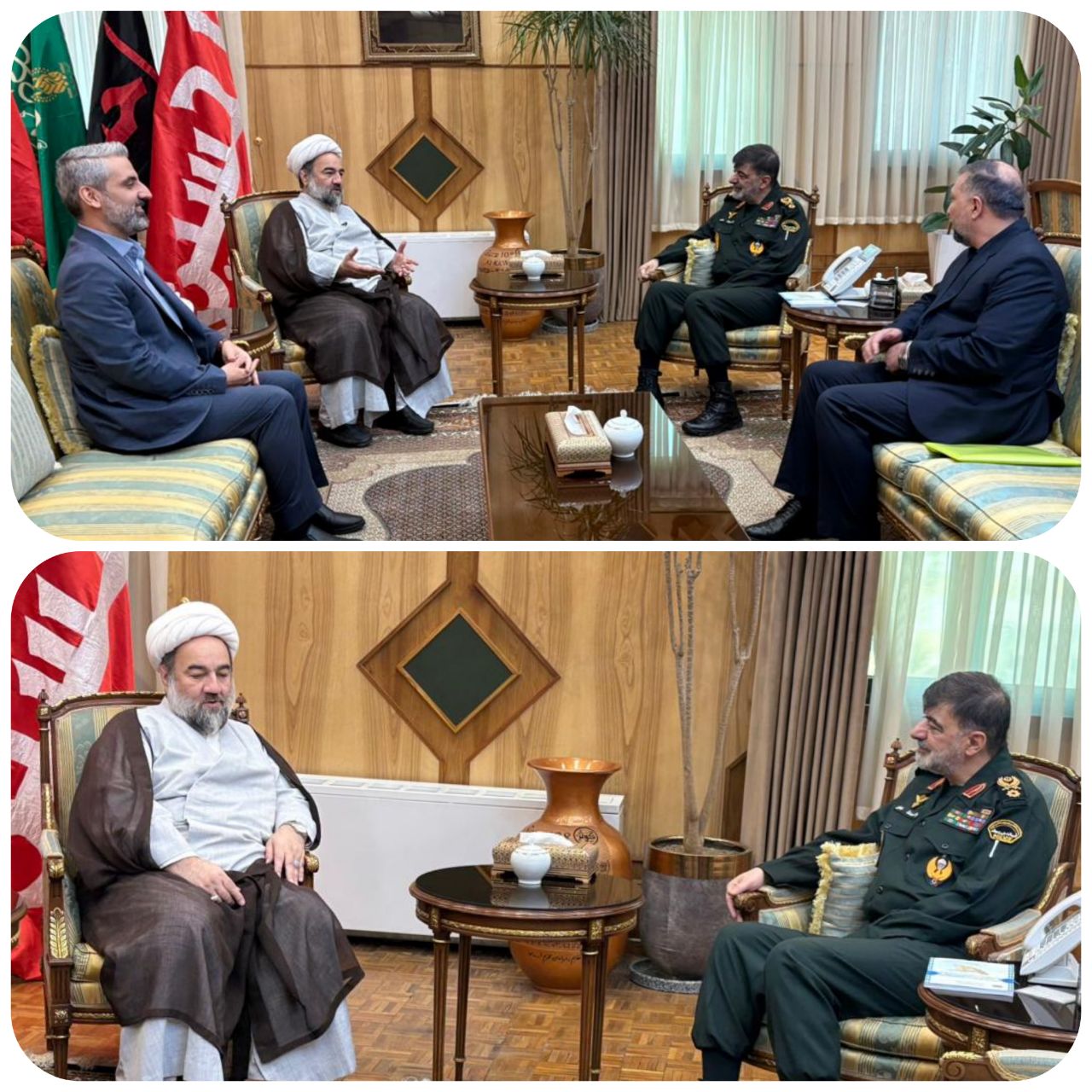 دیدار نماینده ولی‌فقیه در سیستان و بلوچستان با فرمانده انتظامی کشور