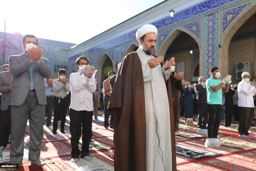 اقامه نماز عید سعید فطر به امامت آیت‌الله محامی در  مسجد جامع زاهدان