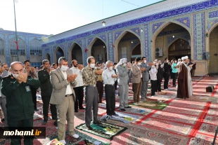 اقامه نماز عید سعید فطر به امامت آیت‌الله محامی در  مسجد جامع زاهدان