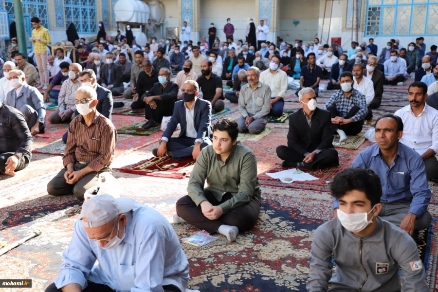 اقامه نماز عید سعید فطر به امامت آیت‌الله محامی در  مسجد جامع زاهدان