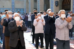 گزارش تصویری مراسم نماز عید سعید قربان در مسجد جامع زاهدان به امامت آیت‌الله مصطفی محامی نماینده ولی فقیه در سیستان‌وبلوچستان 5