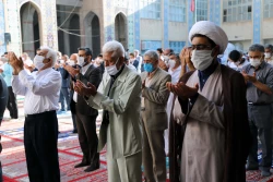 گزارش تصویری مراسم نماز عید سعید قربان در مسجد جامع زاهدان به امامت آیت‌الله مصطفی محامی نماینده ولی فقیه در سیستان‌وبلوچستان 6