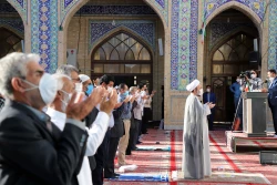 گزارش تصویری مراسم نماز عید سعید قربان در مسجد جامع زاهدان به امامت آیت‌الله مصطفی محامی نماینده ولی فقیه در سیستان‌وبلوچستان 7