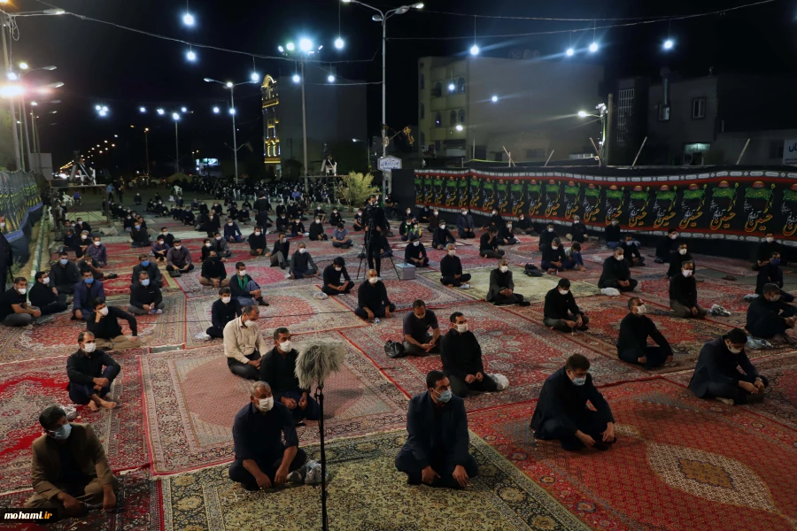 گزارش تصویری منبر آیت‌الله محامی در مراسم‌ عزاداری سیدالشهدا(ع) در هیئت مسجد الزهرا(س) زاهدان 4