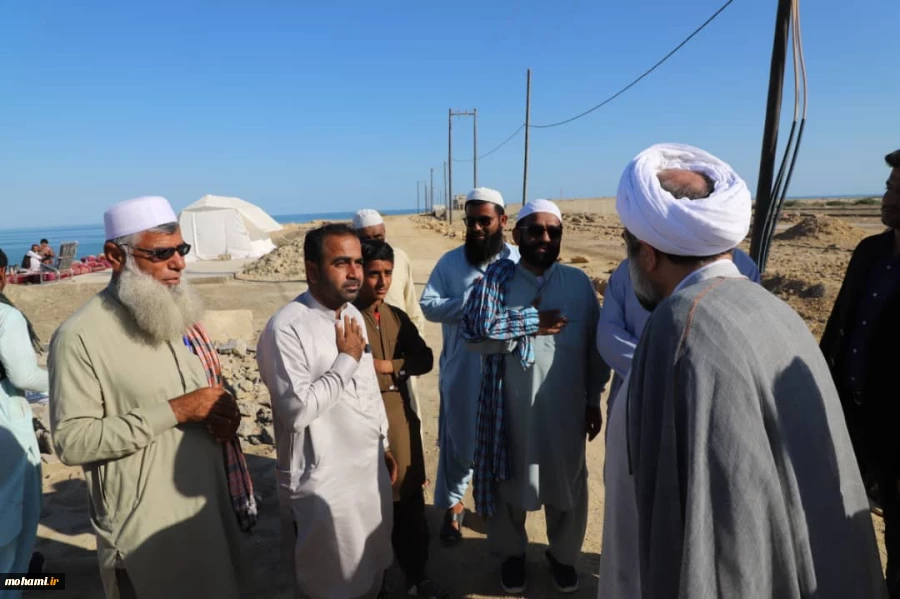 گزارش تصویری بازدید نماینده مقام معظم رهبری در سیستان‌وبلوچستان از اسکله صیادی پَسابَندر 2