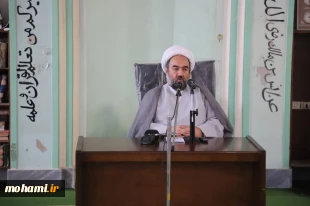 گزارش تصویری حضور و سخنرانی آیت‌الله محامی نماینده مقام معظم رهبری در سیستان‌وبلوچستان در حوزه علمیه جامعه‌الحرمین شریفین اهل سنت چابهار 3