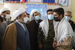 گزارش تصویری حضور آیت‌الله محامی نماینده ولی فقیه در سیستان‌وبلوچستان در جمع حلقه‌های صالحین بسیج شهرستان زاهدان 9