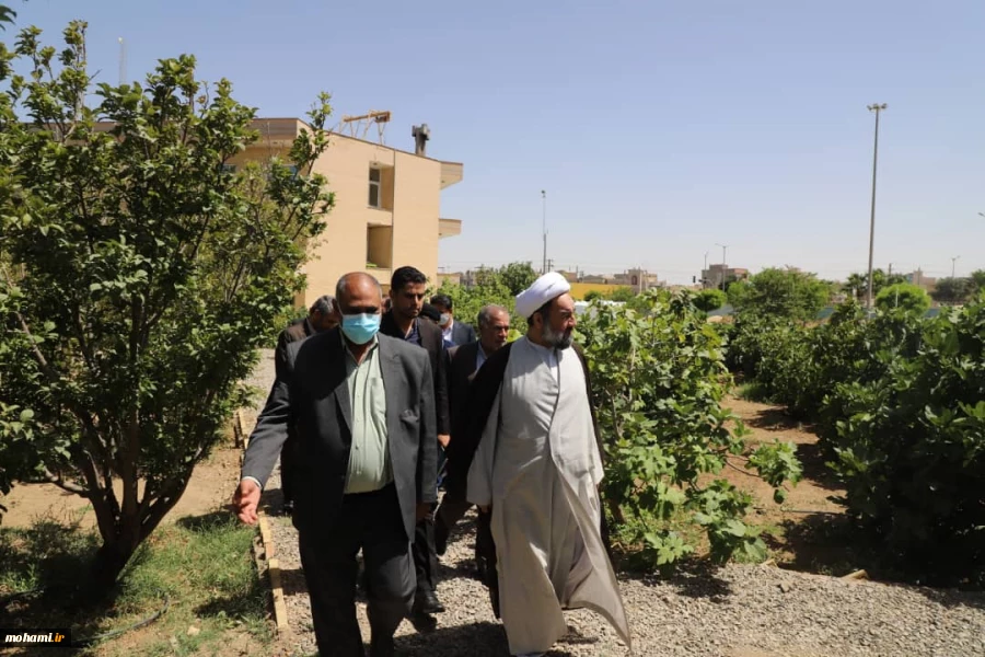 گزارش تصویری حضور  آیت‌الله مصطفی محامی نماینده ولی‌فقیه در سیستان‌وبلوچستان در سازمان جهاد کشاورزی استان و بازدید از بخش‌های مختلف این مجموعه 3