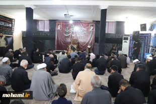 گزارش تصویری حضور آیت‌الله محامی در مراسم عزاداری سالروز شهادت امام جعفر صادق(ع) در محل حوزه علمیه امام جعفر صادق(ع) زاهدان 2