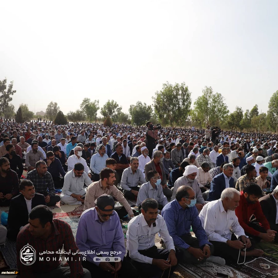 گزارش تصویری اقامه نماز عید سعید قربان به امامت آیت‌الله محامی نماینده ولی‌فقیه در سیستان‌وبلوچستان و امام جمعه زاهدان 3