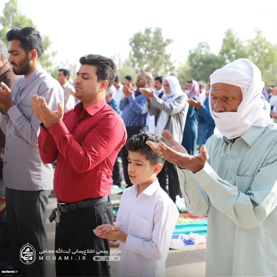 گزارش تصویری اقامه نماز عید سعید قربان به امامت آیت‌الله محامی نماینده ولی‌فقیه در سیستان‌وبلوچستان و امام جمعه زاهدان 5