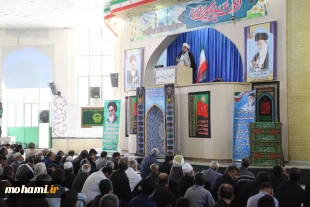 گزارش تصویری نماز جمعه ۱۴ مردادماه زاهدان به امامت آیت‌الله محامی نماینده ولی‌فقیه در سیستان‌وبلوچستان و امام جمعه زاهدان 11