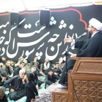 گزارش تصویری حضور آیت‌الله محامی نماینده ولی‌فقیه در سیستان‌وبلوچستان در مراسم عزاداری امام حسین(ع) گزارش تصویری حضور آیت الله محامی در حسینیه حضرت علی اصغر(ع) زاهدان 3