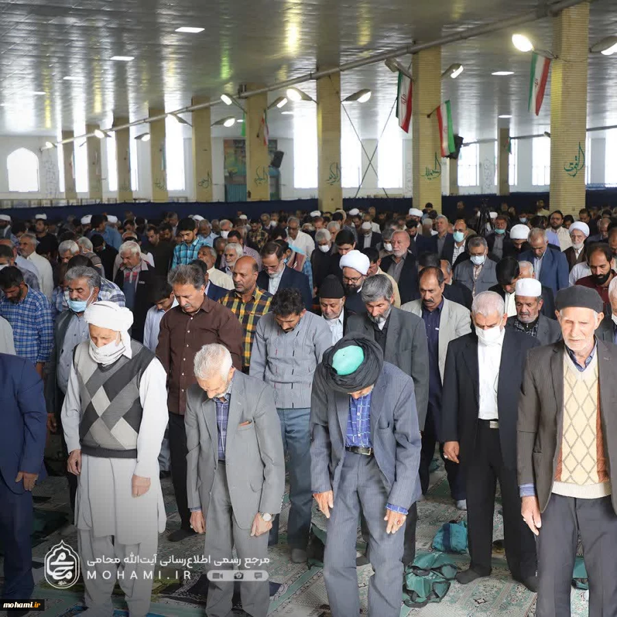 گزارش تصویری اقامه نماز جمعه بیستم آبان‌ماه ۱۴۰۱ زاهدان به امامت آیت‌الله محامی نماینده ولی‌فقیه در سیستان و بلوچستان و امام جمعه زاهدان  7