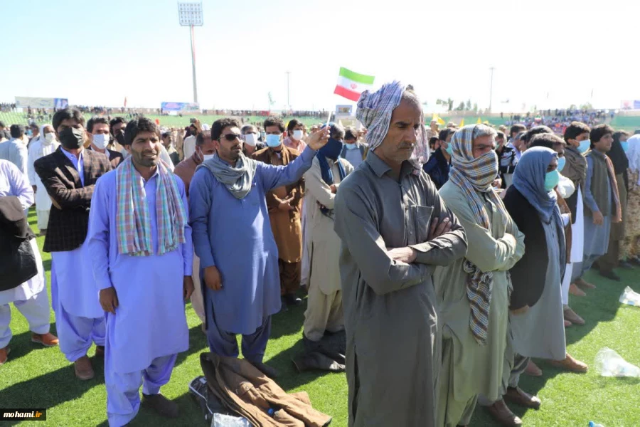 گزارش تصویری حضور آیت‌الله محامی نماینده ولی‌فقیه در سیستان و بلوچستان در اجتماع بزرگ بسیجیان در محل دهکده المپیک زاهدان 9