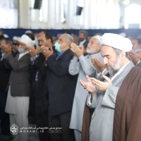 گزارش تصویری اقامه نماز جمعه ۲۵ آذرماه ۱۴۰۱ زاهدان به امامت آیت‌الله محامی نماینده ولی‌فقیه در سیستان و بلوچستان و امام جمعه زاهدان 4