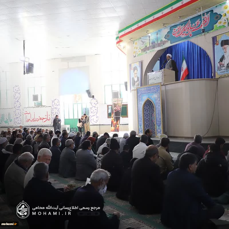 گزارش تصویری اقامه نماز جمعه ۲۵ آذرماه ۱۴۰۱ زاهدان به امامت آیت‌الله محامی نماینده ولی‌فقیه در سیستان و بلوچستان و امام جمعه زاهدان 5