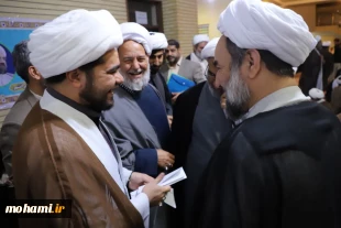 گزارش تصویری دیدار آیت‌الله محامی نماینده مقام معظم رهبری در سیستان و بلوچستان با طلاب خواهر و برادر حوزه‌های علمیه و جمعی از مبلغان و روحانیون شهرستان ایرانشهر  5