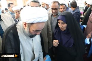 گزارش تصویری حضور آیت‌الله محامی در شهرستان نیکشهر وسخنرانی در جمع مردم، علما و مسئولین این شهرستان 8
