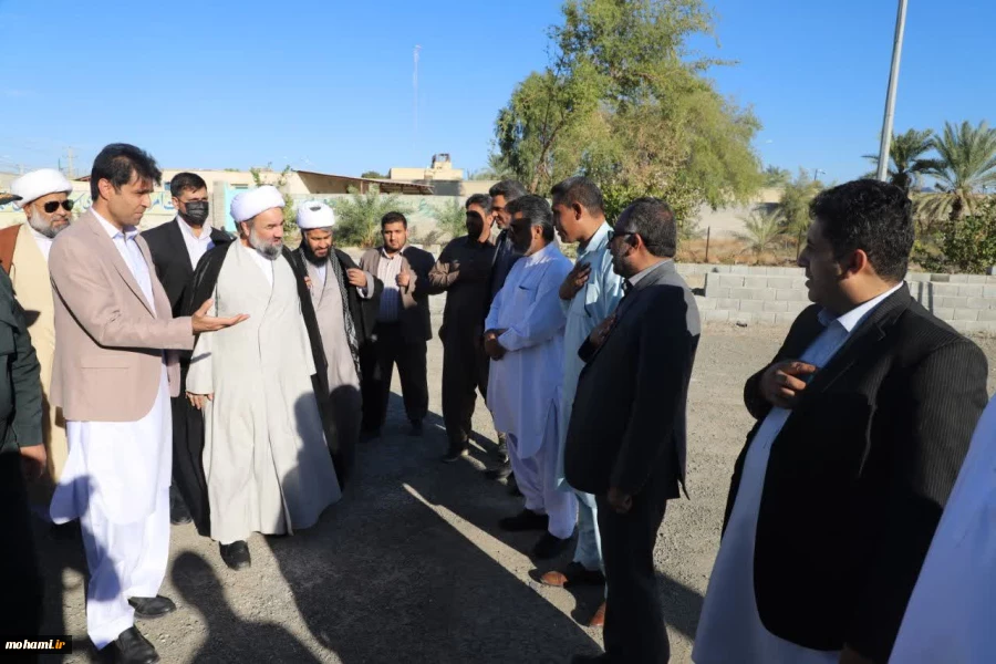 گزارش تصویری حضور آیت‌الله محامی در شهرستان نیکشهر وسخنرانی در جمع مردم، علما و مسئولین این شهرستان 19