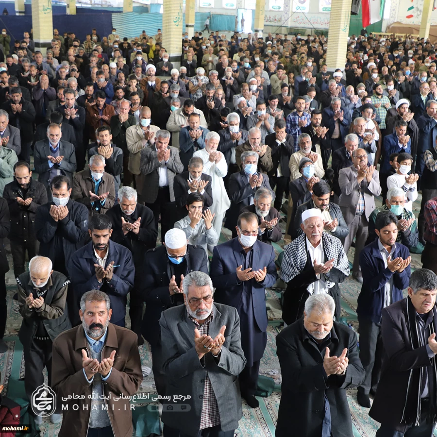 گزارش تصویری اقامه نماز جمعه نهم دیماه۱۴۰۱ زاهدان به امامت آیت‌الله محامی نماینده ولی‌فقیه در سیستان و بلوچستان و امام جمعه زاهدان  14