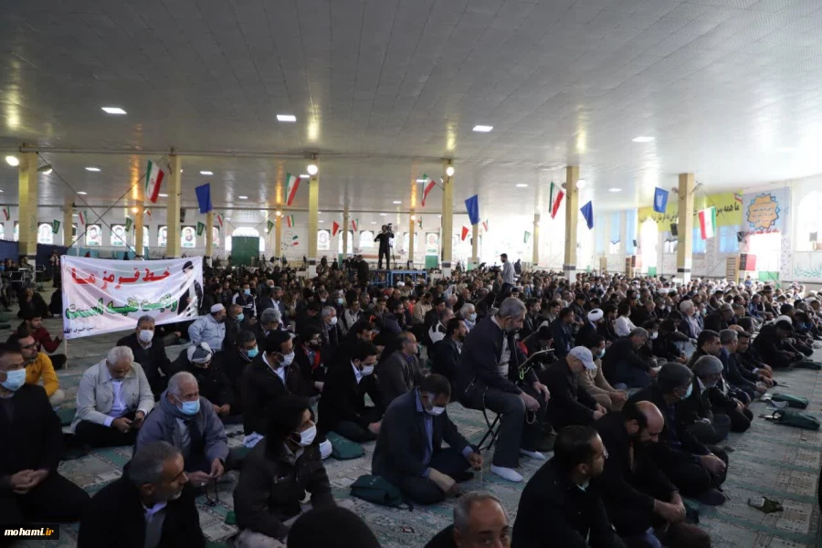 گزارش تصویری اقامه نماز جمعه ۲۳ دیماه۱۴۰۱ زاهدان و راهپیمایی نمازگزاران در محکومیت اهانت نشریه فرانسوی به مقام معظم رهبری 9