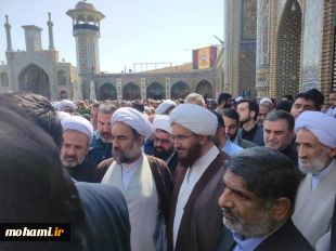 گزارش تصویری
مراسم تشییع و تدفین پیکر شهید آیت‌الله عباسعلی سلیمانی در شهرستان قم با حضور نماینده ولی‌فقیه در سیستان و بلوچستان، جمعی از مردم استان، علما، اساتید، طلاب و عموم مردم 9