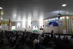 گزارش تصویری
اقامه نماز جمعه پانزدهم اردیبهشت ماه 1402 زاهدان به امامت آیت الله محامی نماینده ولی فقیه در سیستان و بلوچستان و امام جمعه زاهدان 9