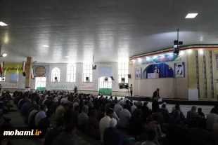 گزارش تصویری
اقامه نماز جمعه پانزدهم اردیبهشت ماه 1402 زاهدان به امامت آیت الله محامی نماینده ولی فقیه در سیستان و بلوچستان و امام جمعه زاهدان 9