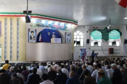 گزارش تصویری
اقامه نماز جمعه ۲۲ اردیبهشت ماه ۱۴۰۲ زاهدان به امامت آیت الله محامی نماینده ولی فقیه در سیستان و بلوچستان و امام جمعه زاهدان 2