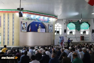 گزارش تصویری
اقامه نماز جمعه ۲۲ اردیبهشت ماه ۱۴۰۲ زاهدان به امامت آیت الله محامی نماینده ولی فقیه در سیستان و بلوچستان و امام جمعه زاهدان 2