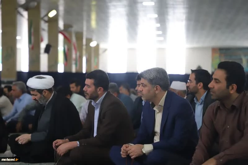 گزارش تصویری
اقامه نماز جمعه ۲۲ اردیبهشت ماه ۱۴۰۲ زاهدان به امامت آیت الله محامی نماینده ولی فقیه در سیستان و بلوچستان و امام جمعه زاهدان 8