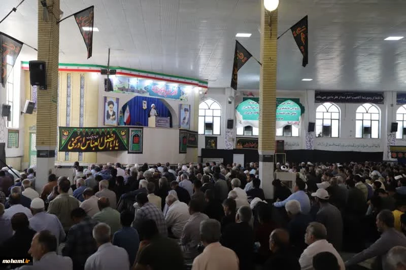 گزارش تصویری 
اقامه نماز جمعه ۲۰ مردادماه۱۴۰۲ زاهدان به امامت آیت‌الله مصطفی محامی نماینده ولی‌فقیه در سیستان و بلوچستان و امام جمعه زاهدان  13