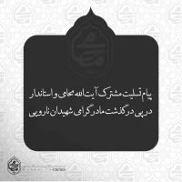 پیام تسلیت مشترک نماینده ولی فقیه در سیستان و بلوچستان و استاندار در پی درگذشت مادر گرامی شهیدان نارویی