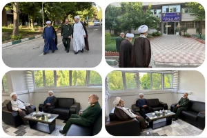 دیدار نماینده ولی‌فقیه در سیستان و بلوچستان با سردار کرمی فرمانده دانشگاه افسری و تربیت پاسداری امام حسین(ع)