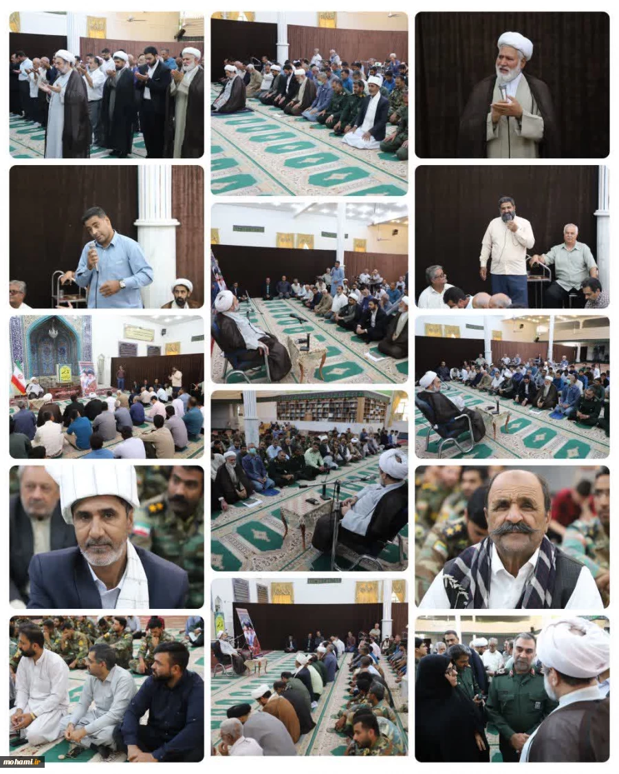 سخنرانی نماینده مقام معظم رهبری در سیستان و بلوچستان در جمع نمازگزاران مسجد جامع شهرستان خاش 2