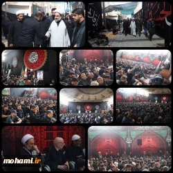 حضور نماینده ولی‌فقیه در سیستان و بلوچستان در میان عزاداران زاهدانی در روز تاسوعا